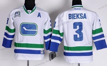 Dětské Vancouver Canucks #3 Kevin Bieksa Bílý Alternativní Dres