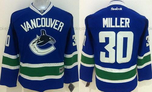 Dětské Vancouver Canucks #30 Ryan Miller Modrý Dres