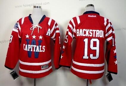 Dětské Washington Capitals #19 Nicklas Backstrom 2015 Zimní Klasický Červené Dres