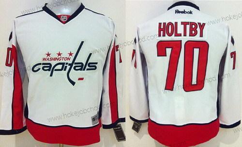 Dětské Washington Capitals #70 Braden Holtby 2015 Bílý Dres