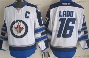 Dětské Winnipeg Jets #16 Andrew Ladd Bílý Dres