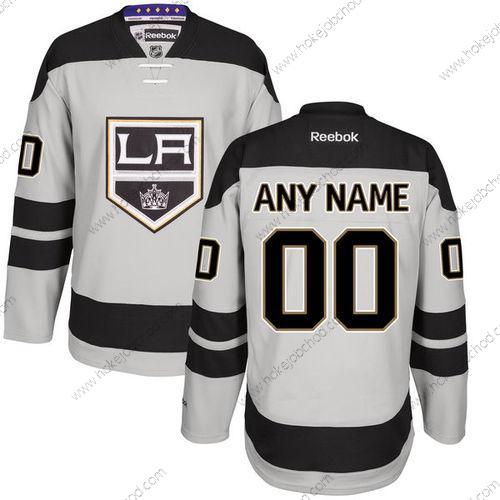 Los Angeles Kings Přizpůsobené Šedá Náhradní Sešitý NHL Reebok Hokejový Dres