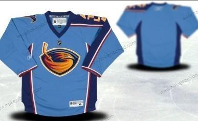 Mládež Atlanta Thrashers Přizpůsobené Modrý Dres