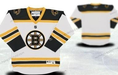 Mládež Boston Bruins Přizpůsobené Bílý Dres