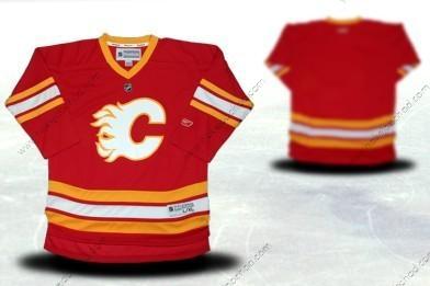 Mládež Calgary Flames Přizpůsobené Červené Alternativní Dres