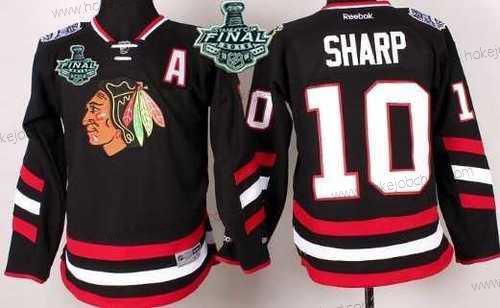 Mládež Chicago Blackhawks #10 Patrick Sharp 2015 Stanley Cup 2014 Stadium Series Černá Dres