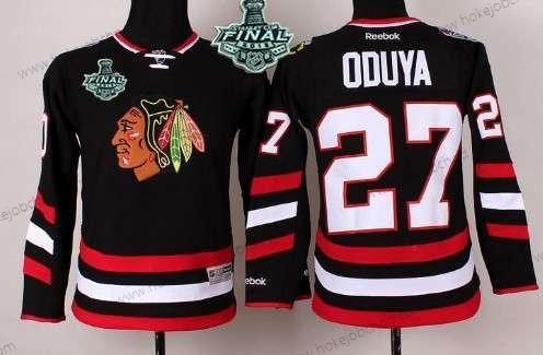 Mládež Chicago Blackhawks #27 Johnny Oduya 2015 Stanley Cup 2014 Stadium Series Černá Dres