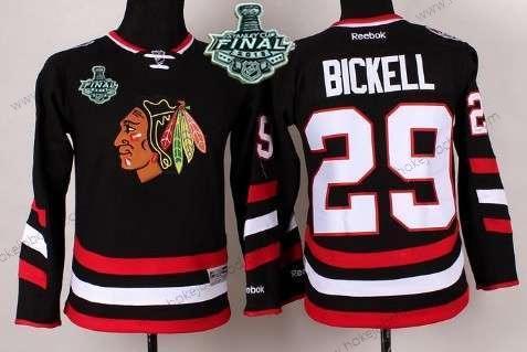 Mládež Chicago Blackhawks #29 Bryan Bickell 2015 Stanley Cup 2014 Stadium Series Černá Dres