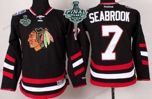 Mládež Chicago Blackhawks #7 Brent Seabrook 2015 Stanley Cup 2014 Stadium Series Černá Dres