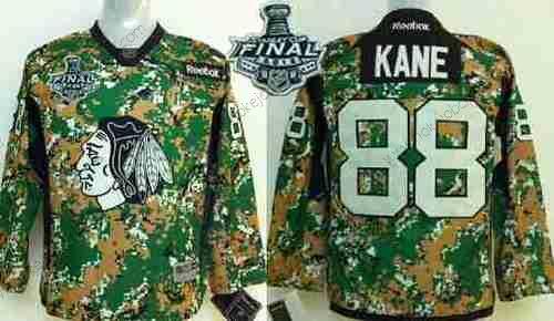 Mládež Chicago Blackhawks #88 Patrick Kane 2015 Stanley Cup 2014 Camo Dres