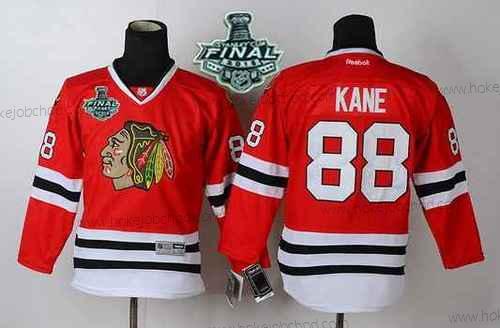 Mládež Chicago Blackhawks #88 Patrick Kane 2015 Stanley Cup Červené Dres