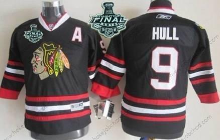 Mládež Chicago Blackhawks #9 Bobby Hull 2015 Stanley Cup Černá Dres