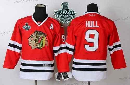 Mládež Chicago Blackhawks #9 Bobby Hull 2015 Stanley Cup Červené Dres