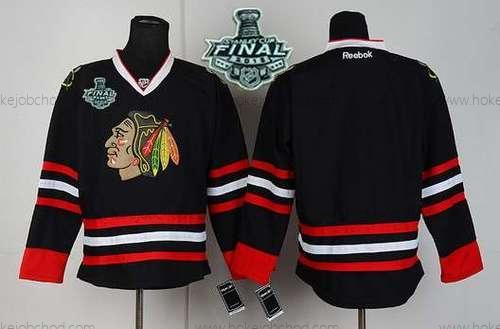 Mládež Chicago Blackhawks Prázdný Černá 2015 Stanley Cup Dres