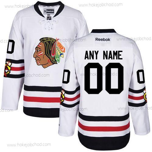 Mládež Chicago Blackhawks Přizpůsobené Bílý Reebok 2017 Zimní Klasický Dres