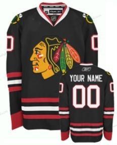 Mládež Chicago Blackhawks Přizpůsobené Černá Dres