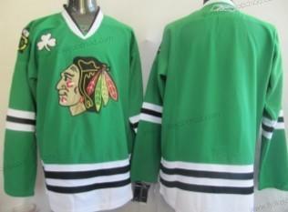 Mládež Chicago Blackhawks Přizpůsobené Zelená Dres