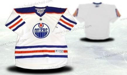 Mládež Edmonton Oilers Přizpůsobené Bílý Thrid Dres