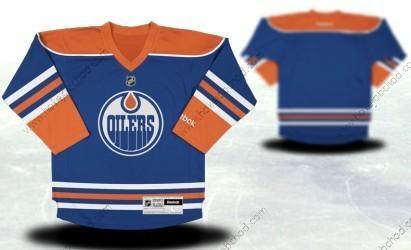 Mládež Edmonton Oilers Přizpůsobené Modrý Dres