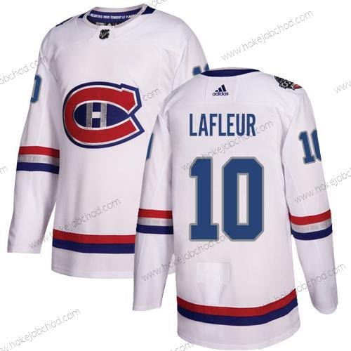 Mládež Montreal Canadiens #10 Guy Lafleur Bílý Autentické 1917-2017 100th Klasický Sešitý NHL Dres