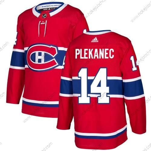 Mládež Montreal Canadiens #14 Tomas Plekanec Červené Domácí Autentické Sešitý NHL Dres