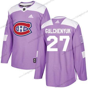 Mládež Montreal Canadiens #27 Alex Galchenyuk Nachový Autentické Bojuje proti rakovině Sešitý NHL Dres