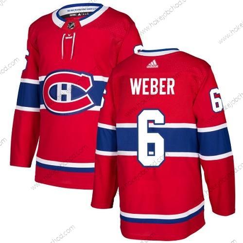 Mládež Montreal Canadiens #6 Shea Weber Červené Domácí Autentické Sešitý NHL Dres