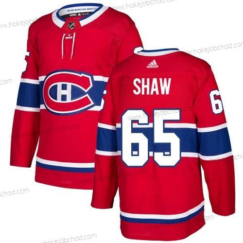 Mládež Montreal Canadiens #65 Andrew Shaw Červené Domácí Autentické Sešitý NHL Dres