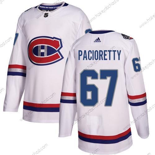 Mládež Montreal Canadiens #67 Max Pacioretty Bílý Autentické 1917-2017 100th Klasický Sešitý NHL Dres