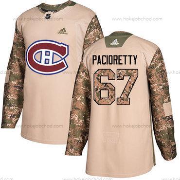 Mládež Montreal Canadiens #67 Max Pacioretty Camo Autentické 2017 Veterans Day Sešitý NHL Dres