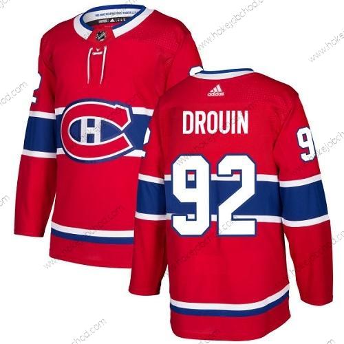 Mládež Montreal Canadiens #92 Jonathan Drouin Červené Domácí Autentické Sešitý NHL Dres