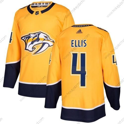 Mládež Nashville Predators #4 Ryan Ellis Žlutá Domácí Autentické Sešitý NHL Dres