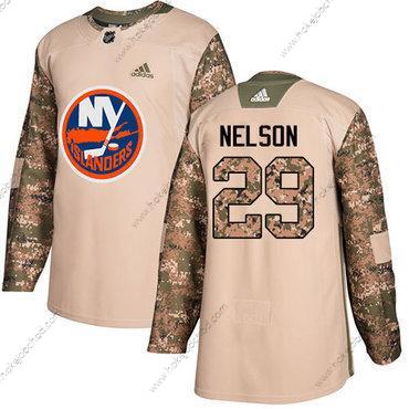 Mládež New York Islanders #29 Brock Nelson Camo Autentické 2017 Veterans Day Sešitý NHL Dres