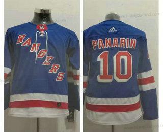 Mládež New York Rangers #10 Artemi Panarin Royal Modrý Domácí Hokejový Sešitý NHL Dres