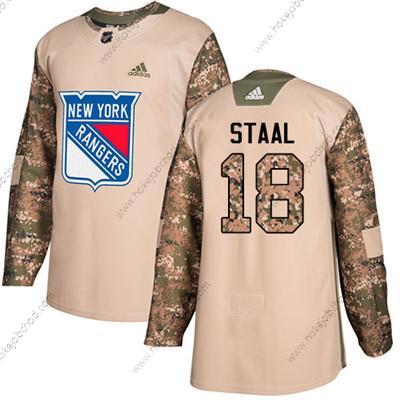 Mládež New York Rangers #18 Marc Staal Camo Autentické 2017 Veterans Day Sešitý NHL Dres