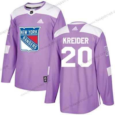 Mládež New York Rangers #20 Chris Kreider Nachový Autentické Bojuje proti rakovině Sešitý NHL Dres