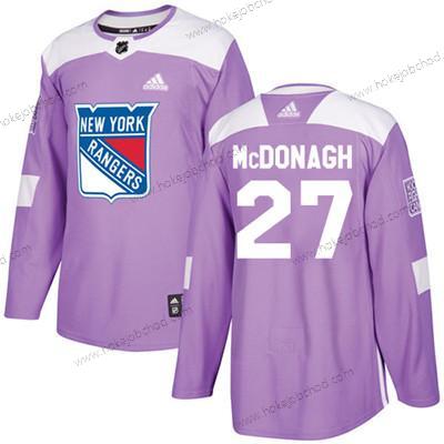 Mládež New York Rangers #27 Ryan Mcdonagh Nachový Autentické Bojuje proti rakovině Sešitý NHL Dres