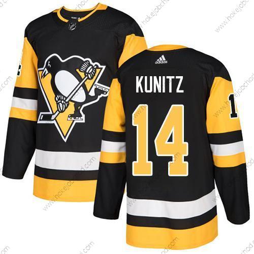 Mládež Pittsburgh Penguins #14 Chris Kunitz Černá Domácí Autentické Sešitý NHL Dres