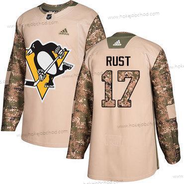 Mládež Pittsburgh Penguins #17 Bryan Rust Camo Autentické 2017 Veterans Day Sešitý NHL Dres