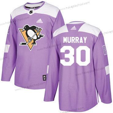 Mládež Pittsburgh Penguins #30 Matt Murray Nachový Autentické Bojuje proti rakovině Sešitý NHL Dres