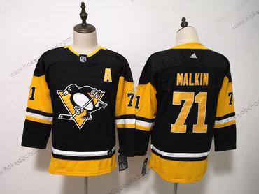 Mládež Pittsburgh Penguins #71 Evgeni Malkin Černá Dres