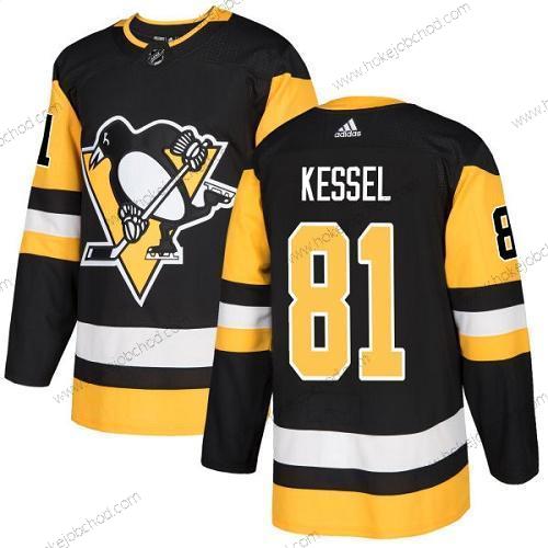 Mládež Pittsburgh Penguins #81 Phil Kessel Černá Domácí Autentické Sešitý NHL Dres