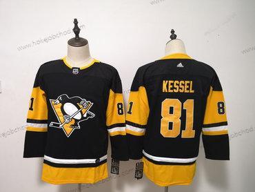 Mládež Pittsburgh Penguins #81 Phil Kessel Černá Dres