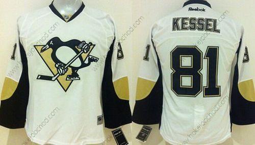 Mládež Pittsburgh Penguins #81 Phil Kessel Venkovní Bílý NHL Reebok Dres