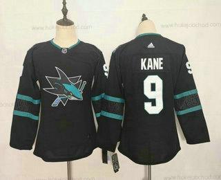 Mládež San Jose Sharks #9 Evander Kane New Černá Sešitý NHL Dres