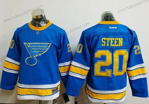 Mládež St. Louis Blues #20 Alexander Steen Modrý 2017 Zimní Klasický Sešitý NHL Dres