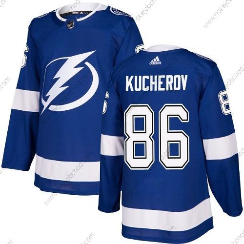 Mládež Tampa Bay Lightning #86 Nikita Kucherov Modrý Domácí Autentické Sešitý NHL Dres