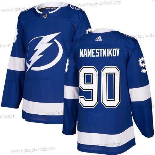 Mládež Tampa Bay Lightning #90 Vladislav Namestnikov Modrý Domácí Autentické Sešitý NHL Dres