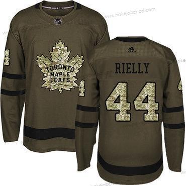 Mládež Toronto Maple Leafs #44 Morgan Rielly Zelená Salute to Service Sešitý NHL Dres