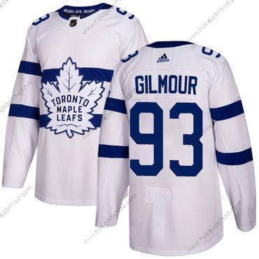 Mládež Toronto Maple Leafs #93 Doug Gilmour Bílý Autentické 2018 Stadium Series Sešitý NHL Dres